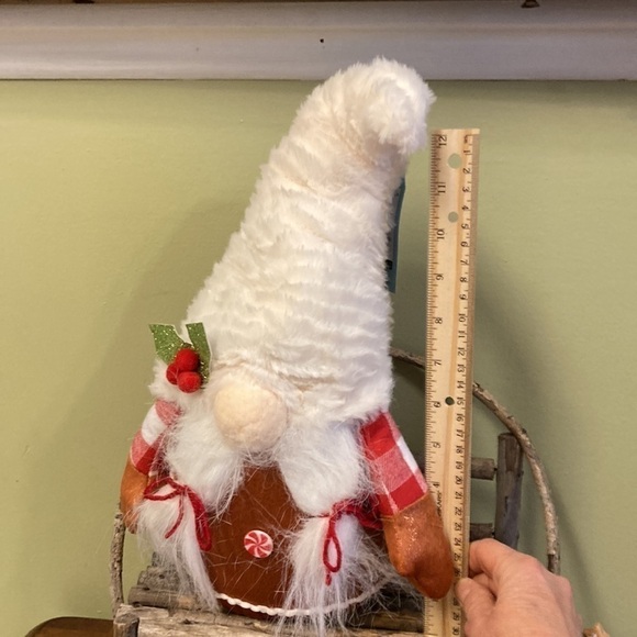NEW!  PLUSH GINGERBREAD GIRL CHRISTMAS GNOME - Picture 9 of 10